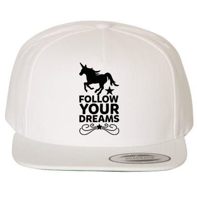 Follow Your Dreams Wool Snapback Cap