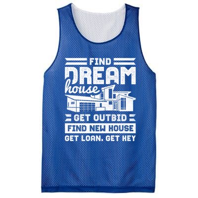 Find Your Dream House Property Housewarming Party Gift Mesh Reversible Basketball Jersey Tank