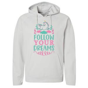 Follow Your Dreams Performance Fleece Hoodie