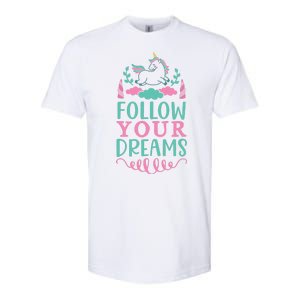 Follow Your Dreams Softstyle CVC T-Shirt