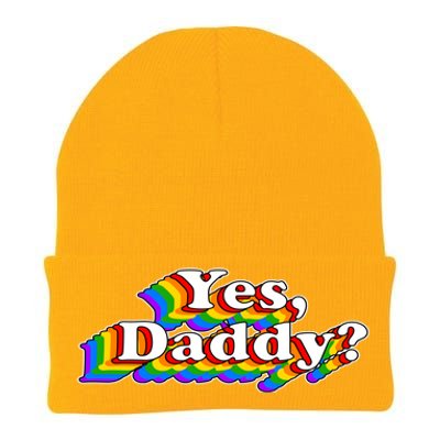 Funny Yes Daddy Retro Naughty Daddy's Girl Knit Cap Winter Beanie