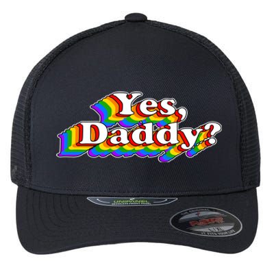 Funny Yes Daddy Retro Naughty Daddy's Girl Flexfit Unipanel Trucker Cap