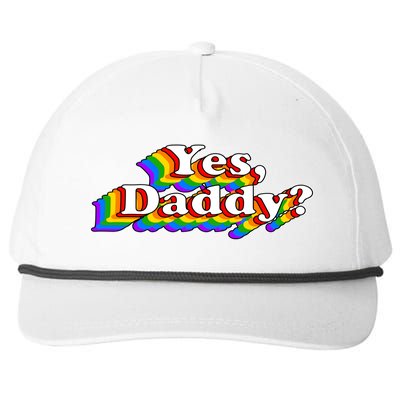 Funny Yes Daddy Retro Naughty Daddy's Girl Snapback Five-Panel Rope Hat