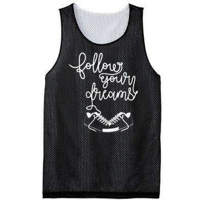 Follow Your Dreams Mesh Reversible Basketball Jersey Tank