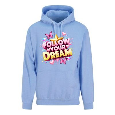 Follow Your Dreams Cute Gift Unisex Surf Hoodie