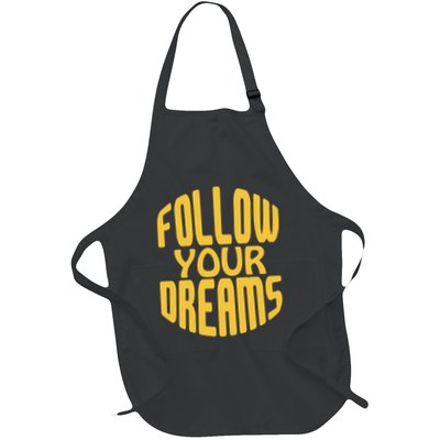 Follow Your Dreams Retro Full-Length Apron With Pockets