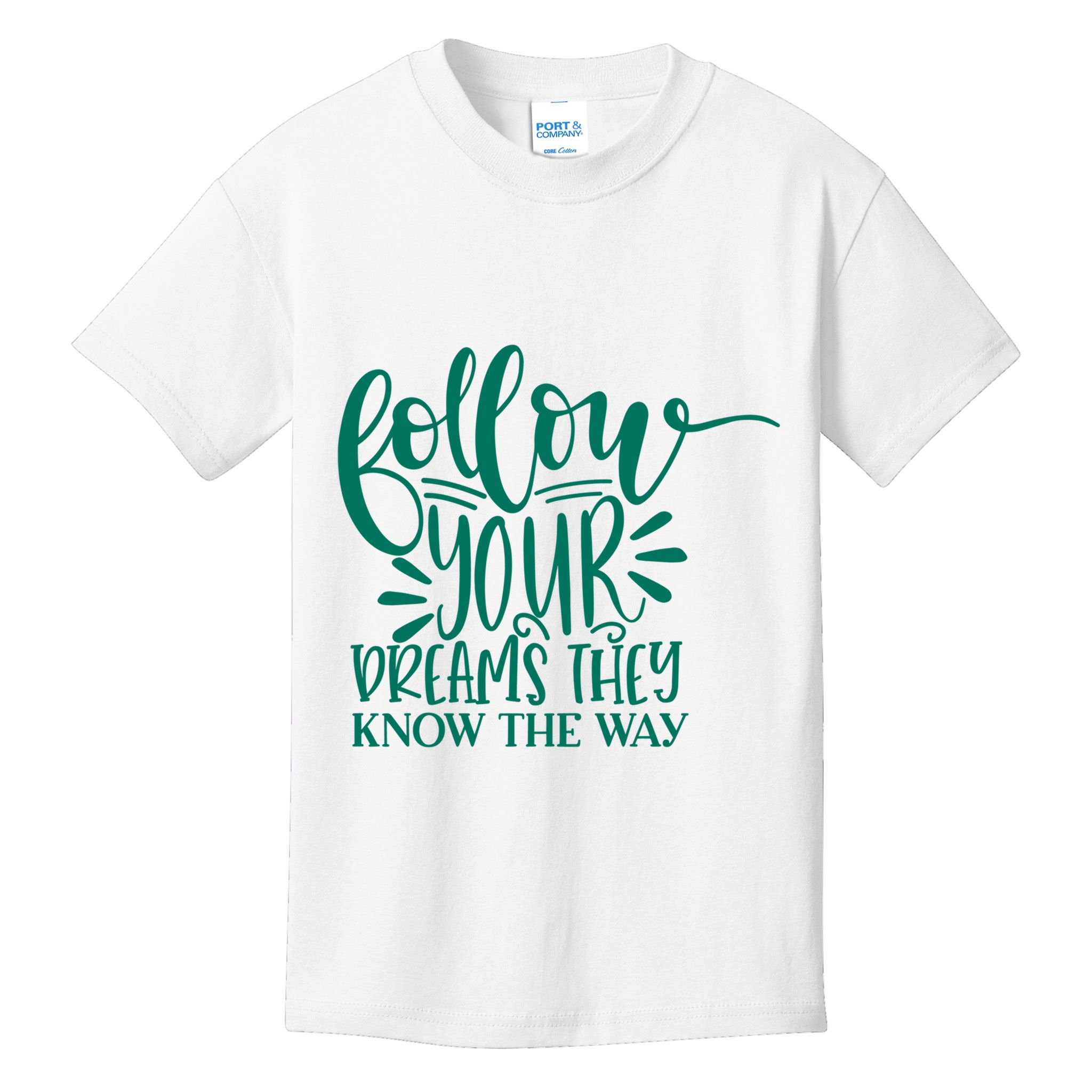 Follow Your Dreams They Know The Way Funny Kids T-Shirt