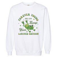 Forever Young Est 2 29 Leap Year Limited Edition Garment-Dyed Sweatshirt