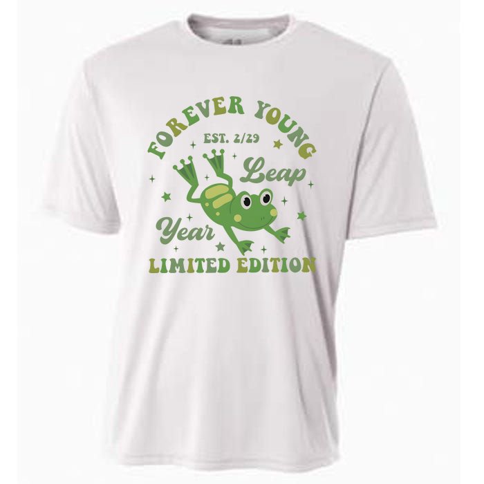 Forever Young Est 2 29 Leap Year Limited Edition Cooling Performance Crew T-Shirt