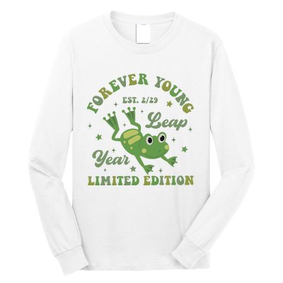 Forever Young Est 2 29 Leap Year Limited Edition Long Sleeve Shirt