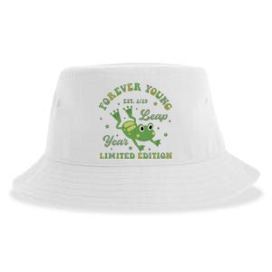 Forever Young Est 2 29 Leap Year Limited Edition Sustainable Bucket Hat