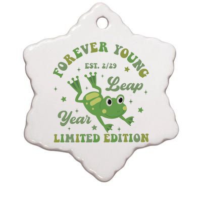 Forever Young Est 2 29 Leap Year Limited Edition Ceramic Star Ornament