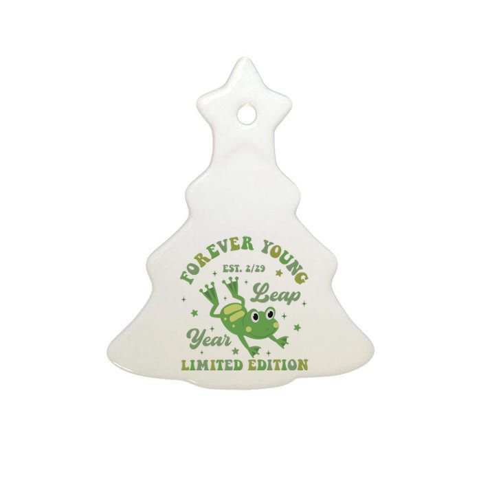 Forever Young Est 2 29 Leap Year Limited Edition Ceramic Tree Ornament