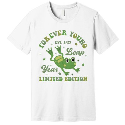 Forever Young Est 2 29 Leap Year Limited Edition Premium T-Shirt