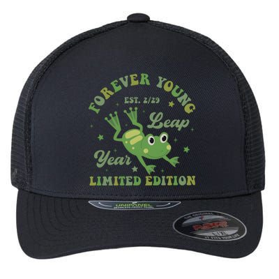 Forever Young Est 2 29 Leap Year Limited Edition Flexfit Unipanel Trucker Cap