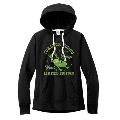 Forever Young Est 2 29 Leap Year Limited Edition Women's Fleece Hoodie