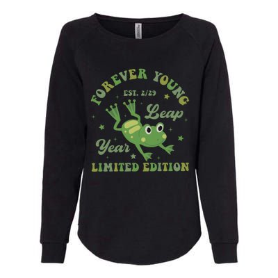 Forever Young Est 2 29 Leap Year Limited Edition Womens California Wash Sweatshirt