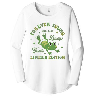 Forever Young Est 2 29 Leap Year Limited Edition Women's Perfect Tri Tunic Long Sleeve Shirt