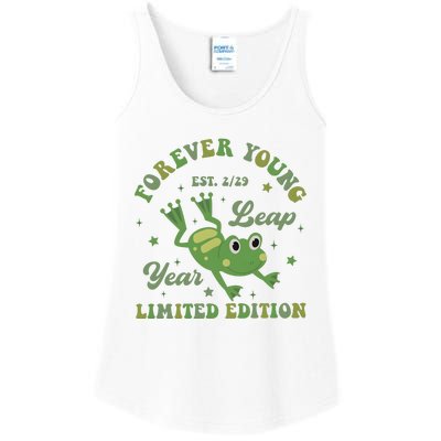 Forever Young Est 2 29 Leap Year Limited Edition Ladies Essential Tank