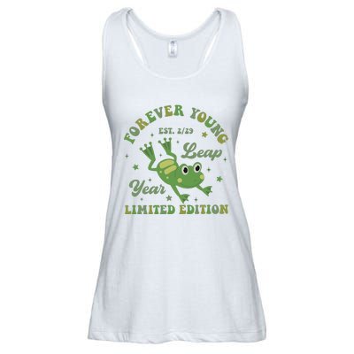 Forever Young Est 2 29 Leap Year Limited Edition Ladies Essential Flowy Tank