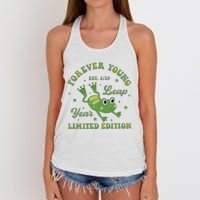 Forever Young Est 2 29 Leap Year Limited Edition Women's Knotted Racerback Tank