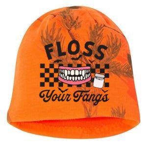 Floss Your Fangs Dental Crew Halloween Kati - Camo Knit Beanie