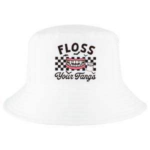 Floss Your Fangs Dental Crew Halloween Cool Comfort Performance Bucket Hat