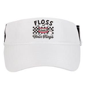 Floss Your Fangs Dental Crew Halloween Adult Drive Performance Visor