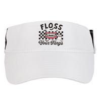 Floss Your Fangs Dental Crew Halloween Adult Drive Performance Visor