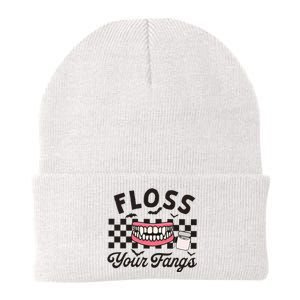 Floss Your Fangs Dental Crew Halloween Knit Cap Winter Beanie