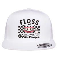 Floss Your Fangs Dental Crew Halloween Flat Bill Trucker Hat