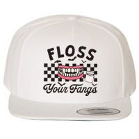 Floss Your Fangs Dental Crew Halloween Wool Snapback Cap