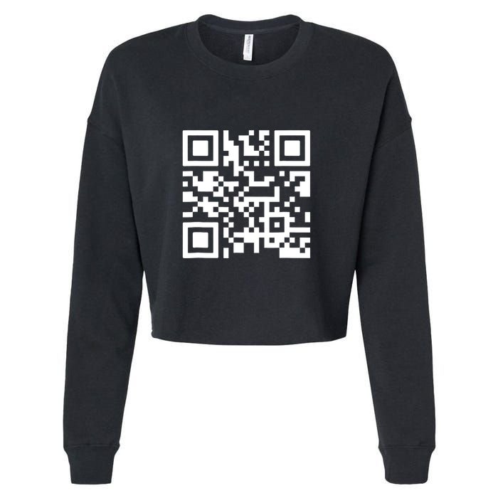 Fck You Funny Code Cropped Pullover Crew