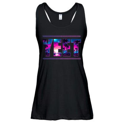 Funny Yeet Ladies Essential Flowy Tank