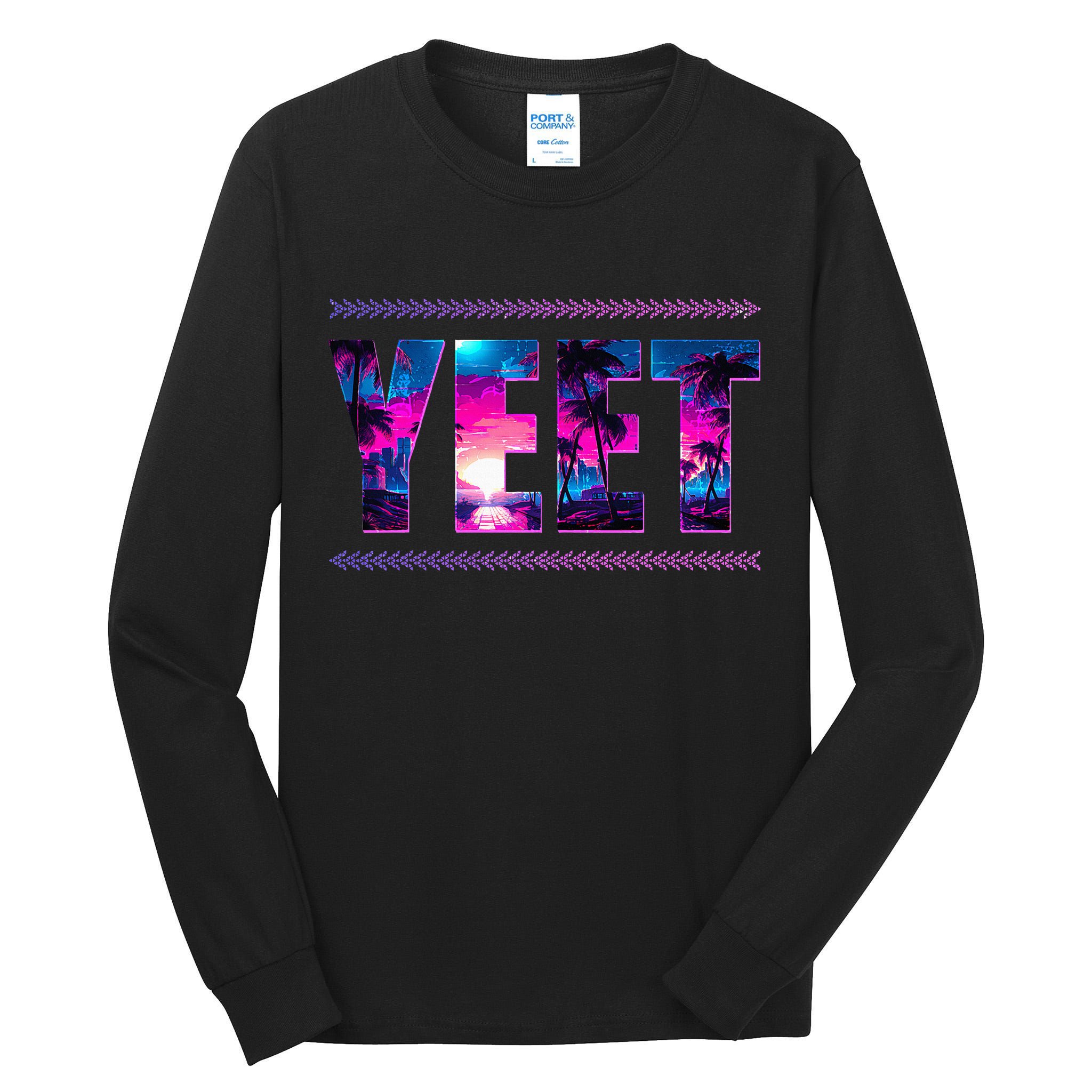 Funny Yeet Tall Long Sleeve T-Shirt