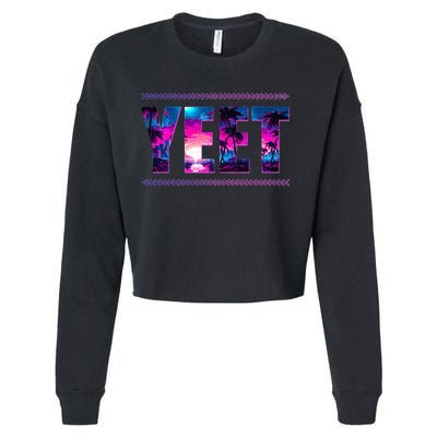 Funny Yeet Cropped Pullover Crew