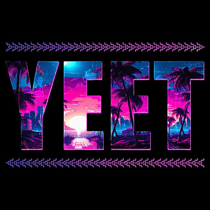 Funny Yeet Cropped Pullover Crew