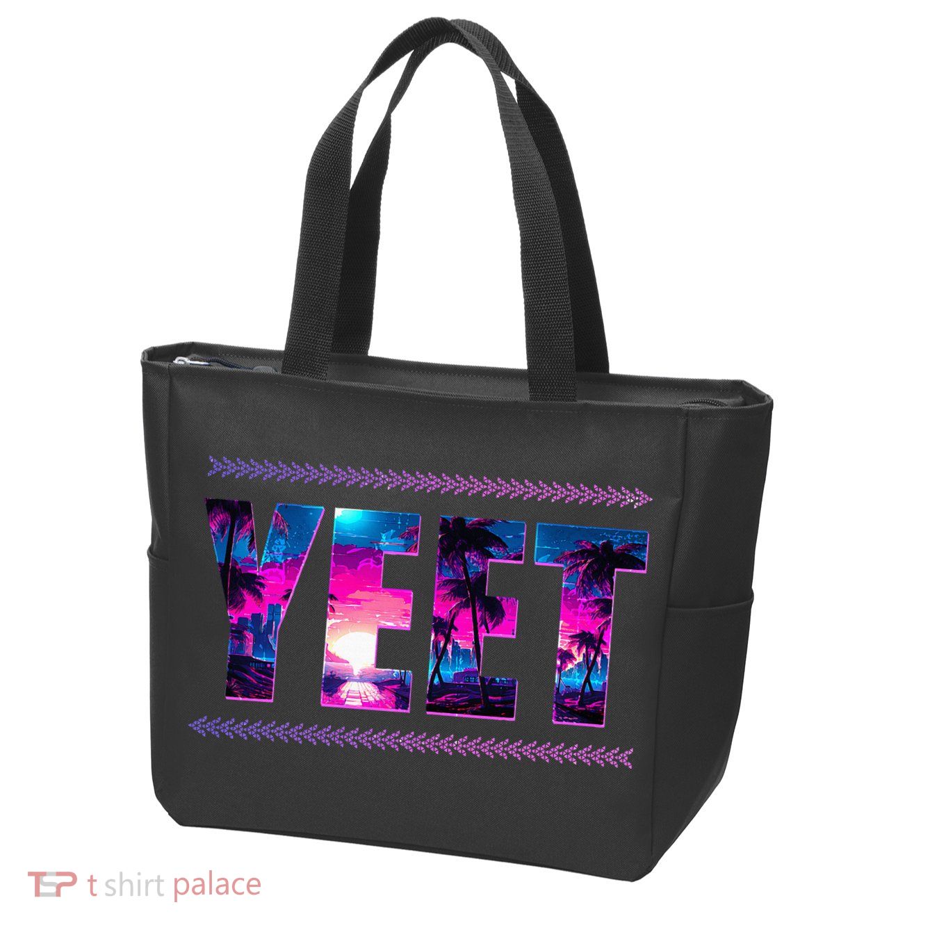 Funny Yeet Zip Tote Bag