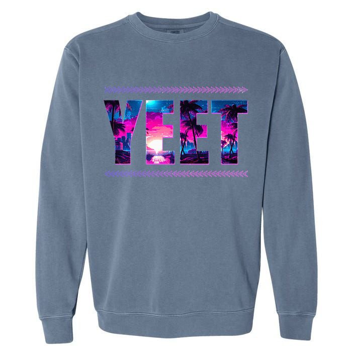 Funny Yeet Garment-Dyed Sweatshirt