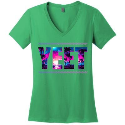 Funny Yeet Women's V-Neck T-Shirt