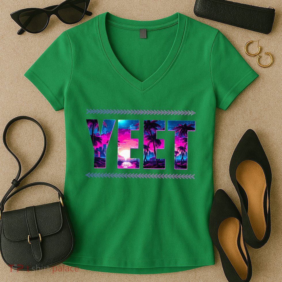 Funny Yeet Women's V-Neck T-Shirt