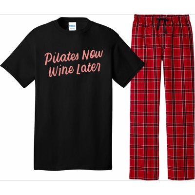 Funny Yoga For Ers Cute Pilates Now Wine Later Meaningful Gift Pajama Set