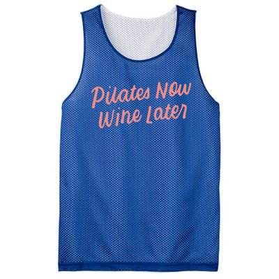 Funny Yoga For Ers Cute Pilates Now Wine Later Meaningful Gift Mesh Reversible Basketball Jersey Tank