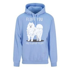 Fluff You Fluffin Fluff Samoyed Dog Joke Pet Humor Gift Unisex Surf Hoodie