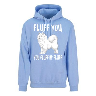 Fluff You Fluffin Fluff Samoyed Dog Joke Pet Humor Gift Unisex Surf Hoodie