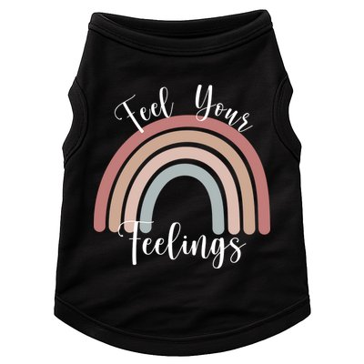 Feel Your Feelings Rainbow Doggie Tank