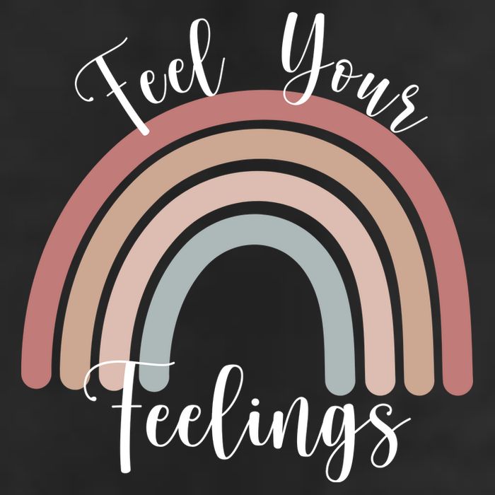 Feel Your Feelings Rainbow Adult Drive Performance Visor