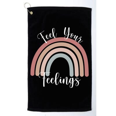 Feel Your Feelings Rainbow Golf Towel