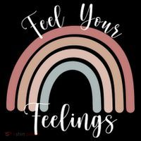 Feel Your Feelings Rainbow Crop Top