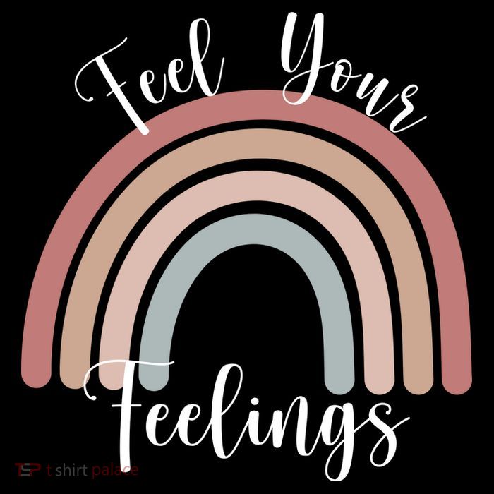 Feel Your Feelings Rainbow Crop Top